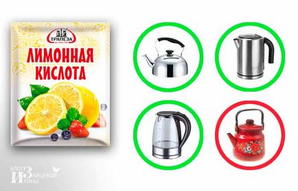 Как да почистите чайник от скала в дома бързо и ефективно, блог Iriny Zaytsevoy