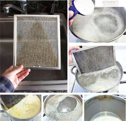Как да се почисти и измие капака (грил, филтър, решетка) за греста кухненската печка - фолк