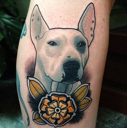 Какво прави татуировката - куче