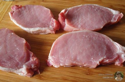 Как да се изпържи свинско пържола в тиган в ресторант