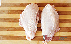 Как правилно да се намалят пилето на порции - стъпка по стъпка рецепти снимки