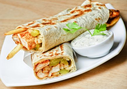 Как да се готви Shawarma Къща тънкостите рецепта - готварска рецепта с стъпка по стъпка снимки на