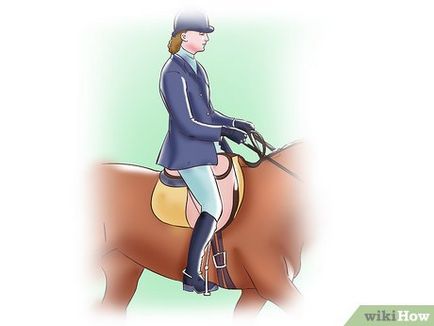 Как да седне по време на езда на кон в тръс