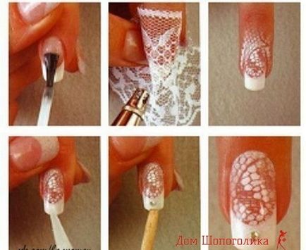 Как да нарисувате дантела върху ноктите ви стъпка по стъпка, на 20 дизайнерски идеи