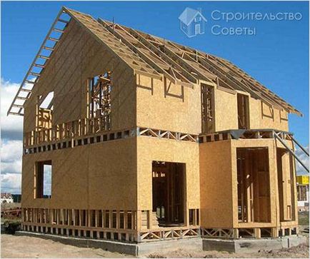Как да направите дома на OSB с ръцете си - изграждането на рамка къща от OSB