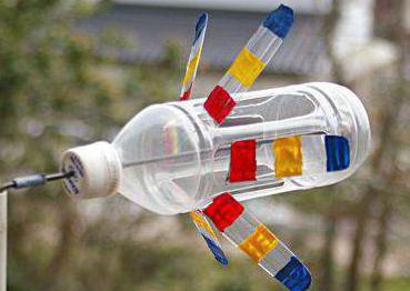 Как да си направим ветропоказател с ръцете си от пластмасова бутилка