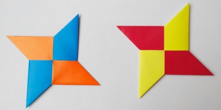 Как да си направим хартия шурикен - схеми за оригами нинджа звезди за хвърляне