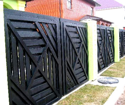 Как да направите красива ограда на частна къща със собствените си ръце на снимки и видеоклипове
