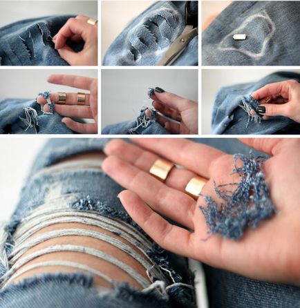 Как да си направим ожулвания и дупки в джинсите у дома