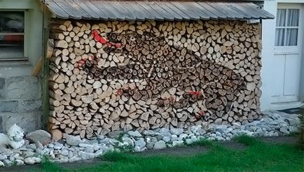 Как да се прибират дърва drovnitsu ритъм и котлет така живописно сложи