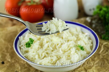 Как да се готви хубава ронлива ориз гарнитура