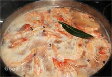 Както скариди готвене (варене) Как да готвя скариди