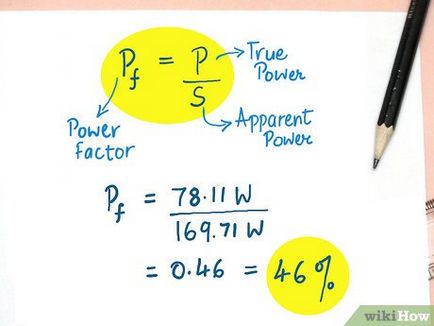 Как да се изчисли коефициентът на мощност