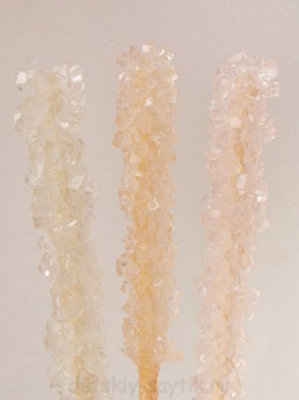 Как да расте кристали захар у дома, децата saytik