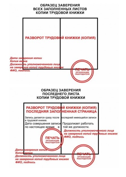 Как да се осигури работа книгата работи сега, примерни заверени копия от работодателя