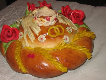 Loaf с ръцете си върху традициите на сватбени и съвети