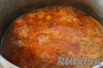 Картофена яхния с кюфтета - рецептата със снимка (яхния) Картофена яхния с кюфтета - рецептата със снимка