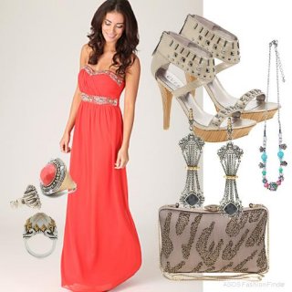 Coral рокля, който ще, какво да облека, 55 модели в снимката