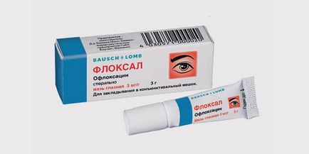 Мехлем за ечемик на окото floksal и тетрациклин за лечение на заболяване