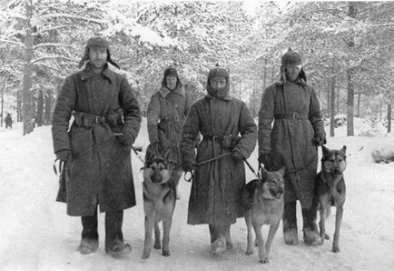 Човекът куче като войници на Червената армия воюва срещу нацистките окупатори