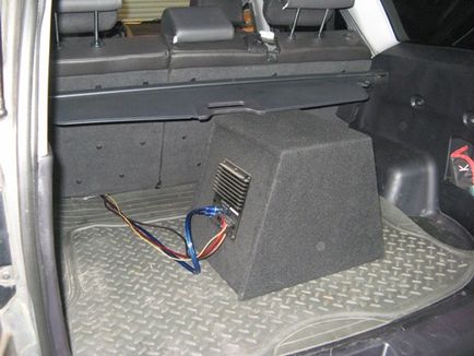 Създаване на активен субуфер в колата с ръцете си