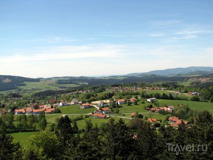 Национален парк Баварска гора пътуване през върховете на дърветата