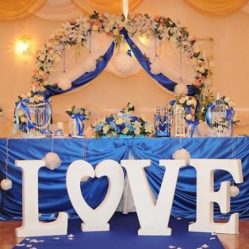 Осъществяване синьо сватба - идеи със снимки