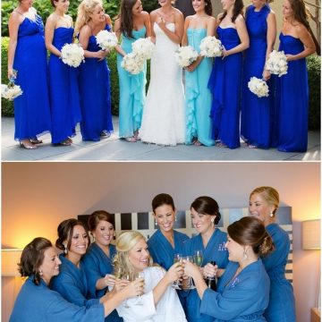 Осъществяване синьо сватба - идеи със снимки