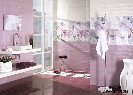 Плочки за баня - 100 снимка реалистична интериорен дизайн