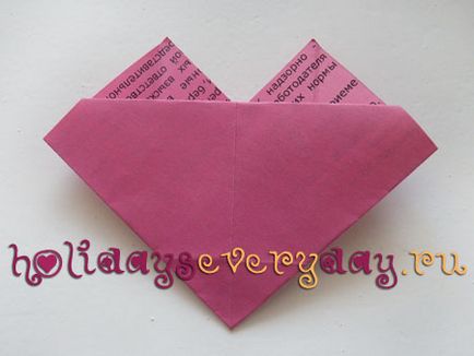 Лесно Оригами Heart (схема), всеки ден почивка