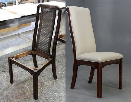 Реставрация на стари столове с ръцете си (Виена, дърво, мека) работилница и фото идеи