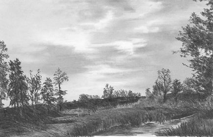 Risum облаци молив - урок от Diany Rayt, живописта и рисунката