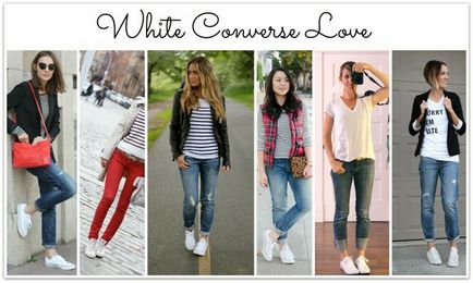 От какво да се носят маратонки Converse