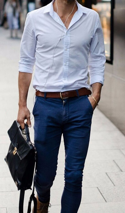 От какво да се носят мъжки дънки и стилни съвети снимка