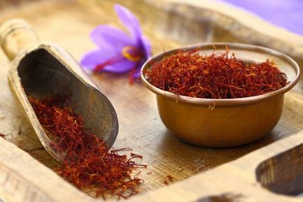 Saffron полезни свойства, като заснемането