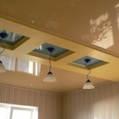 Училищните ремонти Дизайн таван с ръцете си