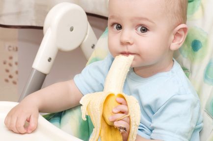 На каква възраст може да даде на детето банан