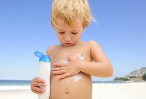 Слънцезащитен крем за деца преглед на предложената грим