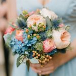 Сватбени букети от божур - снимка идеи 2017