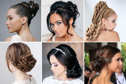 Сватбени прически с плитки - възможности за коса с различна дължина, примери за снимки и видео