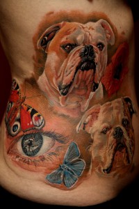 Татуировки кучета (стойност, скици, снимки), tattoofotos