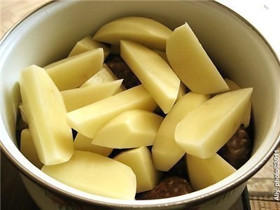 Кюфтета с картофи