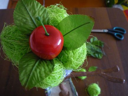 Topiary от сизал - как да се направи блог съпруги