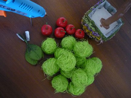 Topiary от сизал - как да се направи блог съпруги