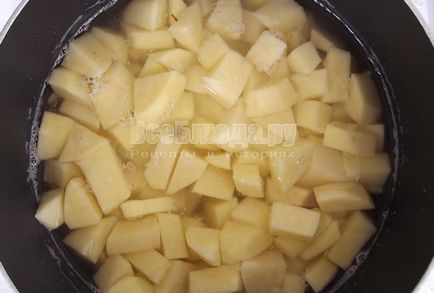 Печени картофи с кюфтета - рецептата със стъпка по стъпка снимки, всички ястия