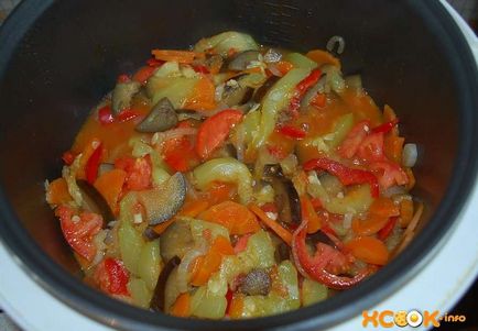Задушени зеленчуци в multivarka - рецепта със снимки, как да се готви вкусно