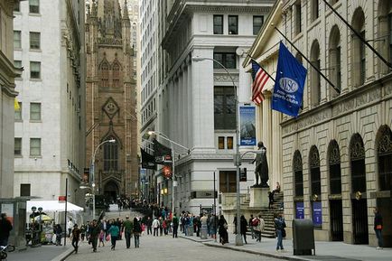 Wall Street, (Wall Street) Ню Йорк (Wall Street, Wall Street в Ню Йорк Манхатън снимка BNY Mellon банка на Ню Йорк финансов център) Wall Street, (Wall Street) в Ню Йорк