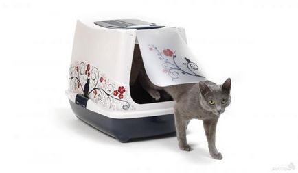 Изберете затворена тоалетна за котки прегледи на различни модели