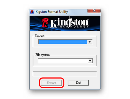 Възстановяване на Kingston флаш устройство 2