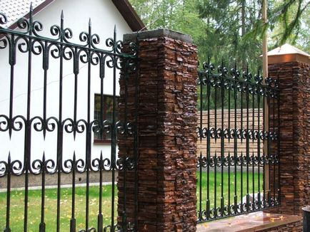 Ограда за частния дом - който материал, за да изберете за оградата - 100 снимка идеи